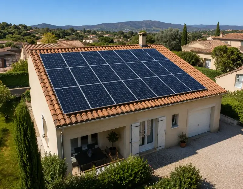 Prime à l'autoconsommation panneaux solaires Mèze — aide financière de l'État